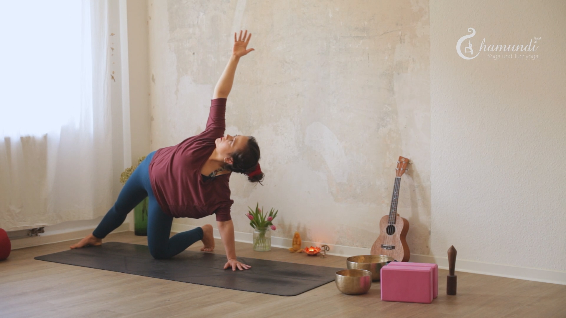 Videoproduktion für Webkurse und Tutorials: Chamundi Yoga für Schwangere.